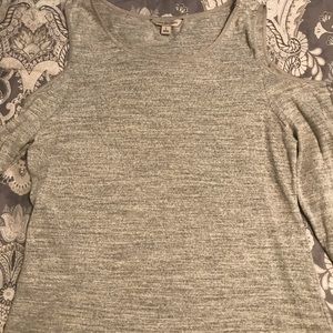 Calvin Klein Jean cold shoulder top